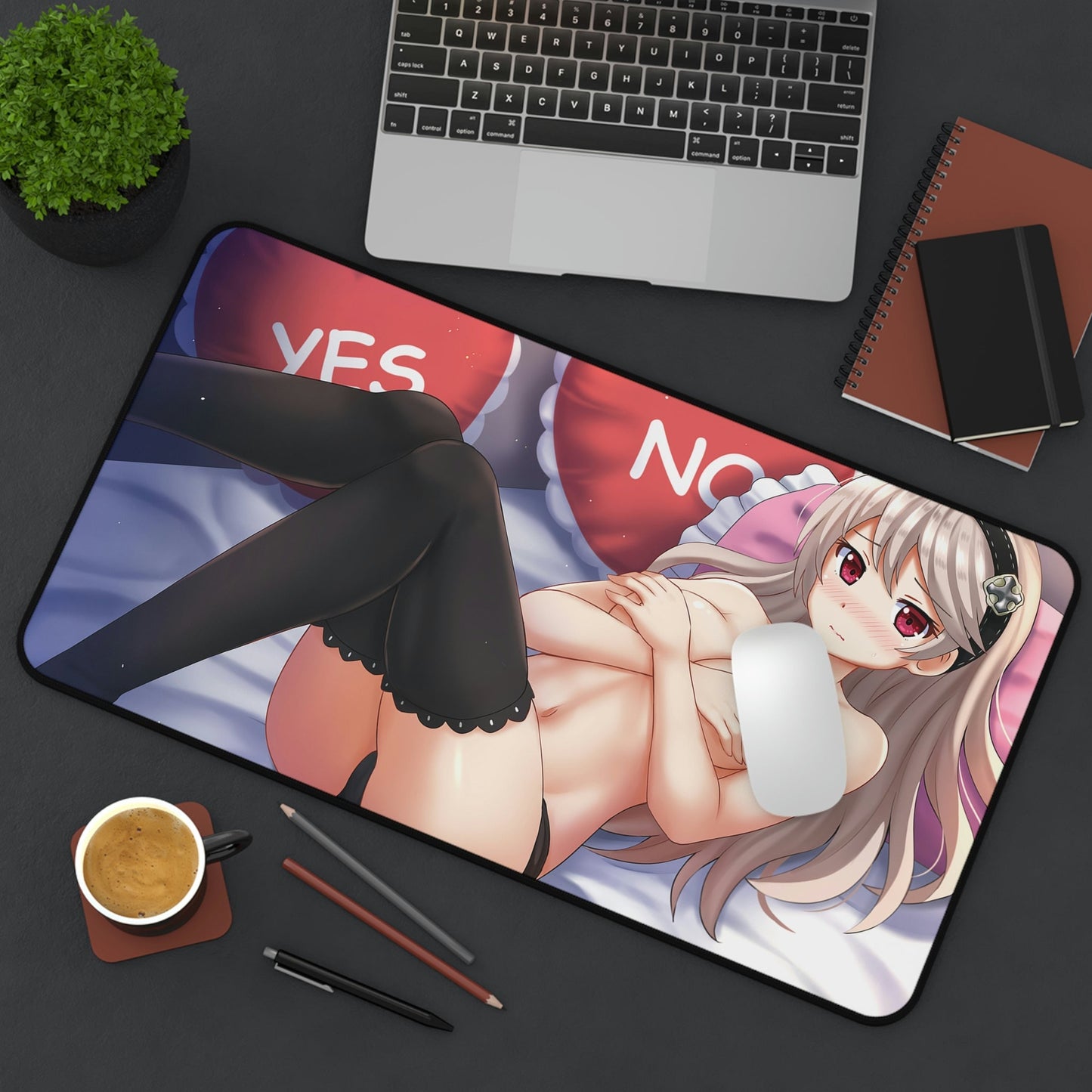 Fire Emblem Fates Mousepad - Nude Female Corrin Large Ecchi Desk Mat - Mouse Pad - MTG Playmat