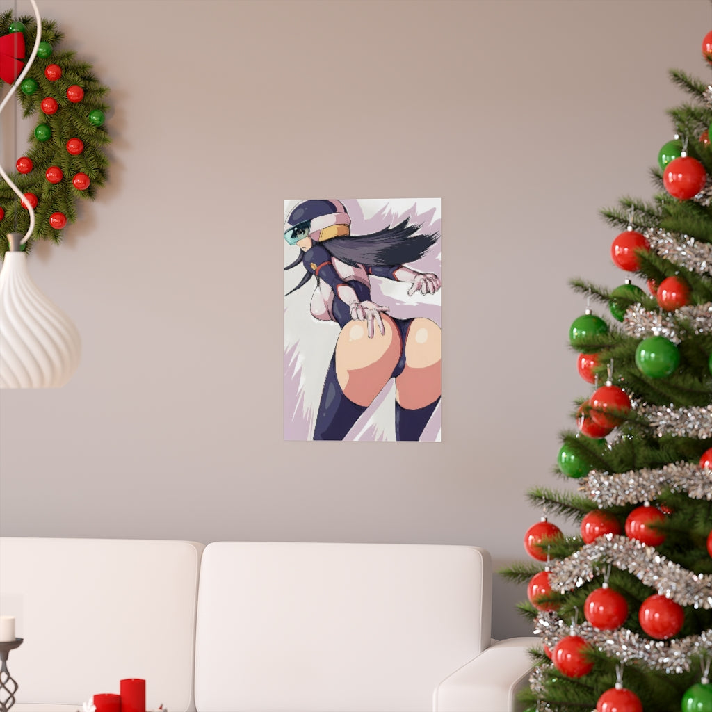 Fujimura Shizuru Shinkon Gattai Godannar Poster - Lewd Premium Matte Vertical Poster - Adult Wall Art