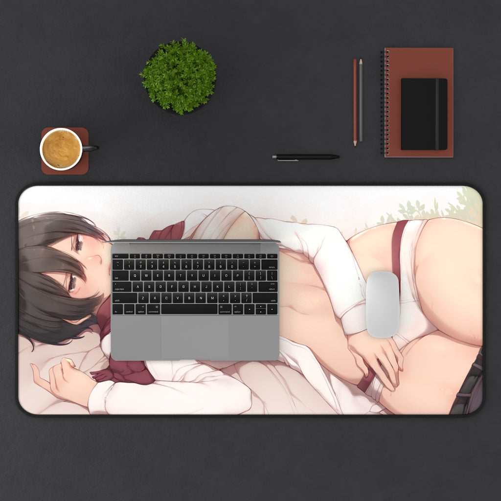 Attack On Titan Anime Mousepad - Mikasa Large Desk Mat - Ecchi Mouse Pad - Shingeki no Kyoji Playmat