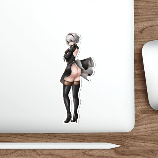 Nier Automata 2B Sexy Butt Waterproof Sticker - Vinyl Ecchi Decal