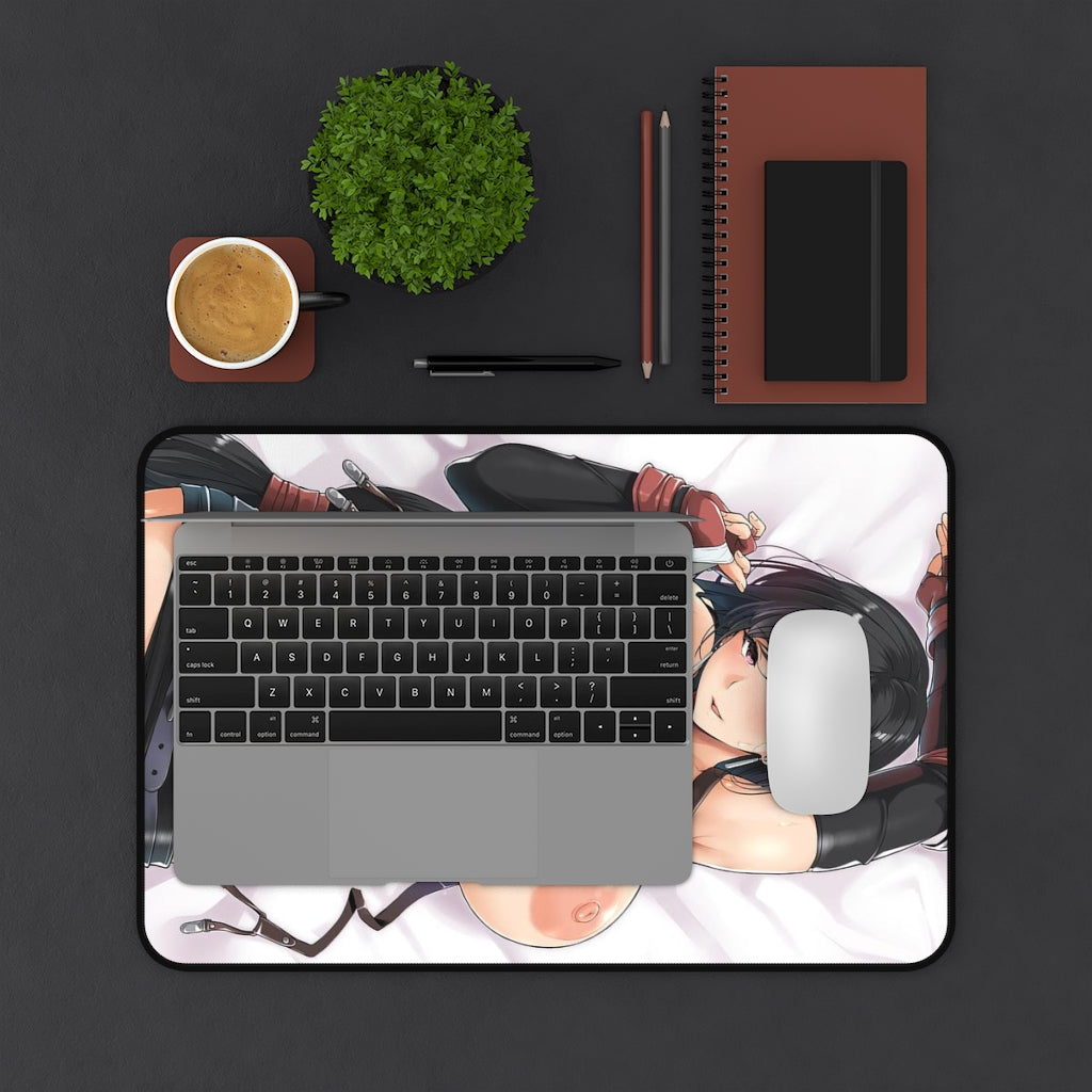 Final Fantasy VII Sexy Mousepad - Nude Tifa Tits Desk Mat - Ecchi Gaming Playmat