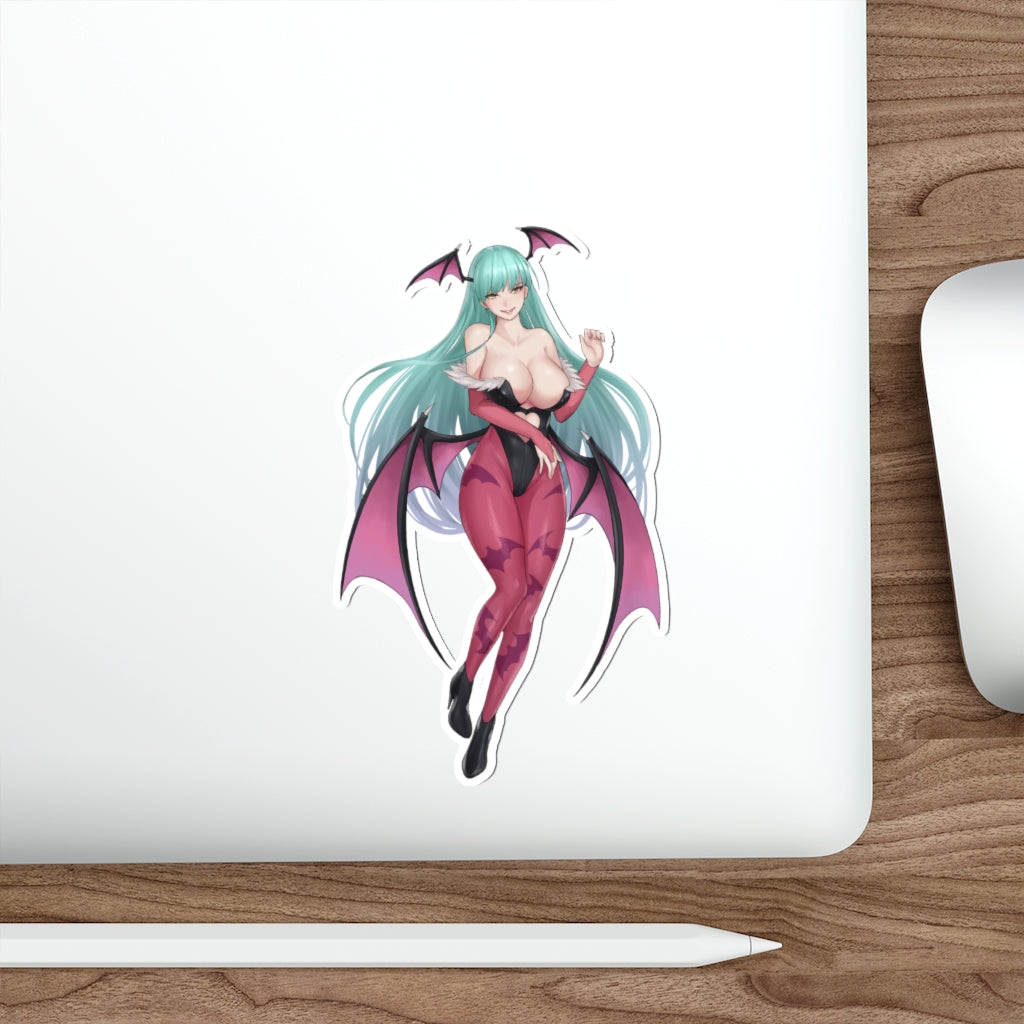 Morrigan Waterproof Vinyl Sticker - Large Ecchi Darkstalkers Decal