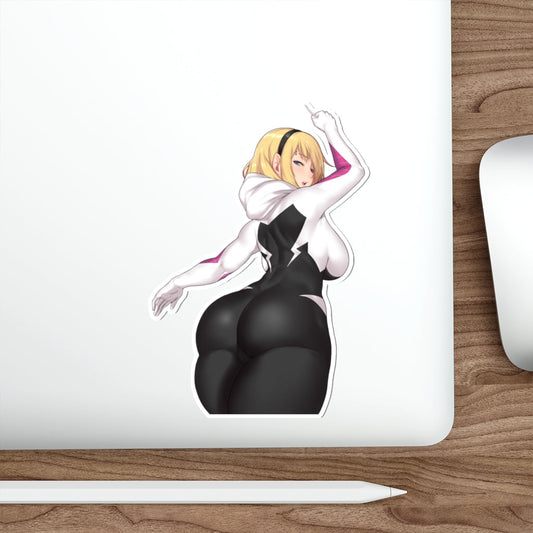 Spider Gwen Big Butt Waterproof Sticker - Ecchi Vinyl Decal