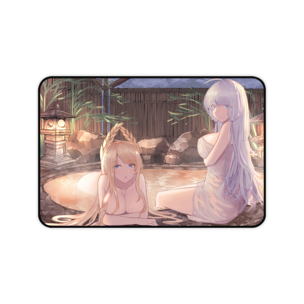 Azur Lane Boobs Mousepad - Onsen Large Desk Mat - Ecchi Mouse Pad - MTG Playmat