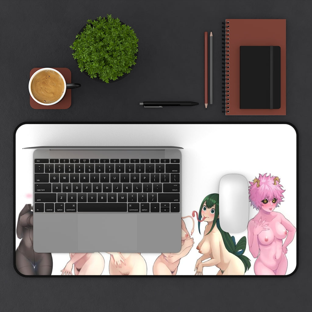 My Hero Academia Nude Female Cast Desk Mat - Boku No Hero Academia Sexy Mousepad