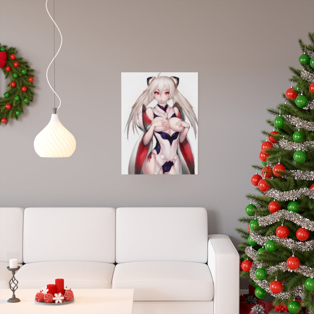 Matoi And Mikoto Cluster Phantasy Star Poster - Lewd Premium Matte Vertical Poster - Adult Wall Art