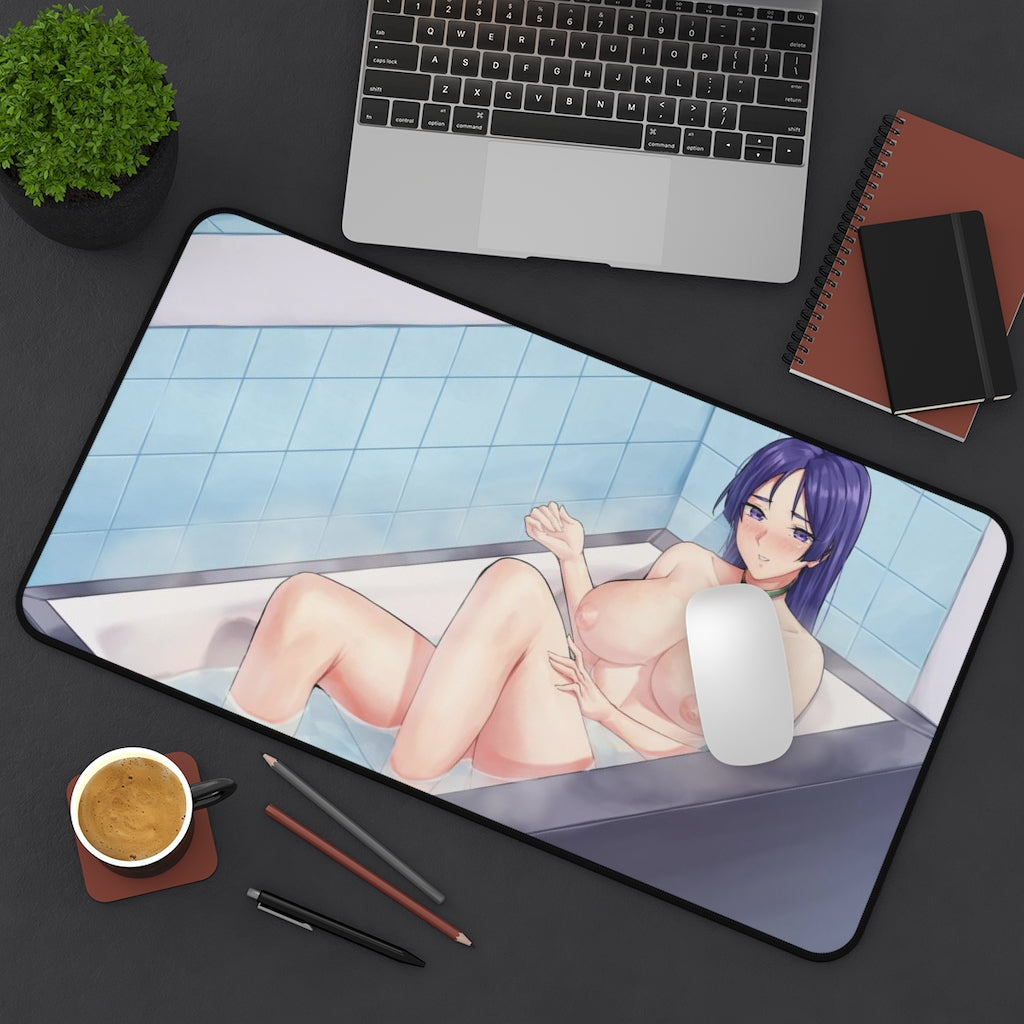 Minamoto No Raikou Fate Grand Order Nude Bath Desk Mat - Non Slip Mousepad