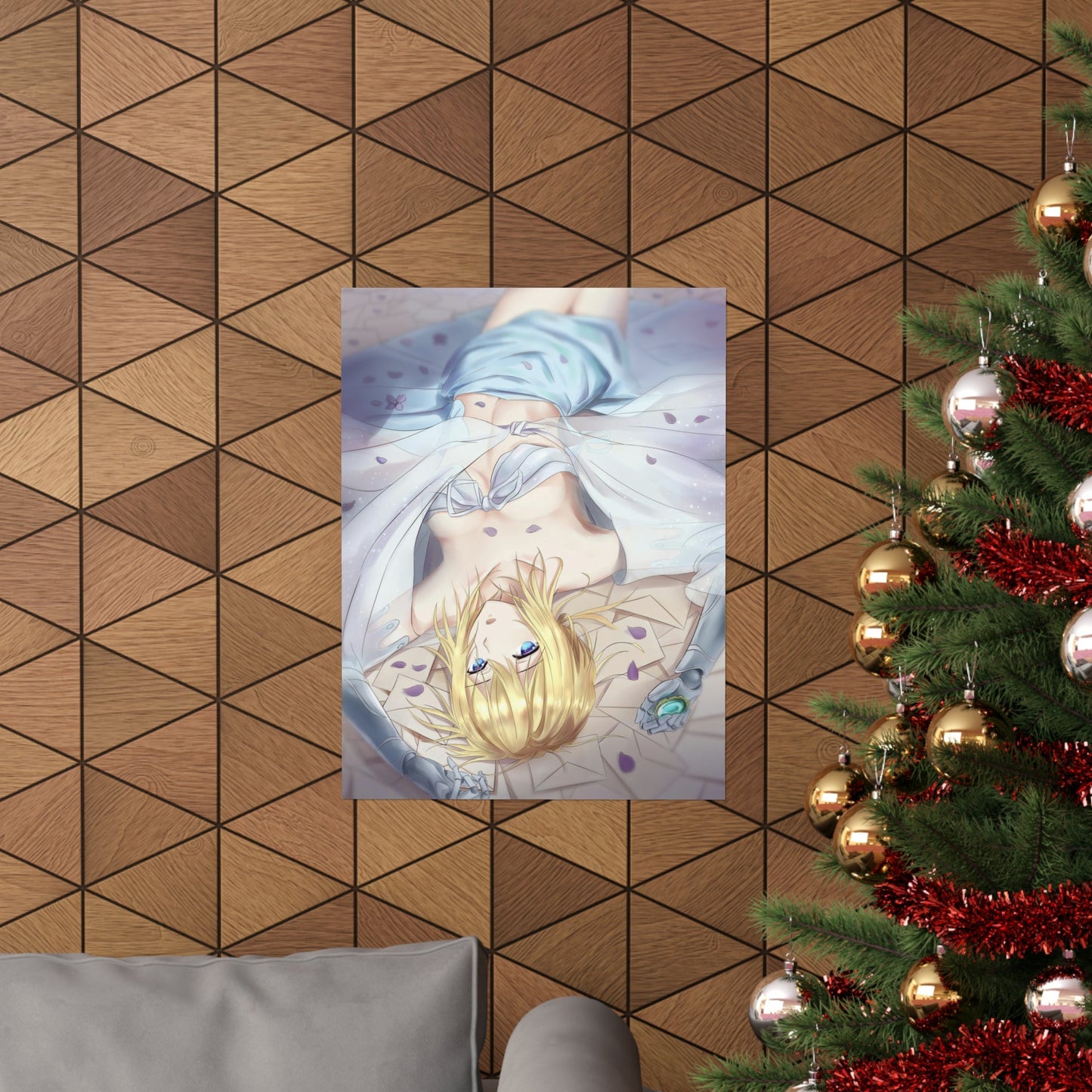 Violet Evergarden Poster - Sexy Anime Wall Art Decor - Premium Matte Vertical Poster - Ecchi Print