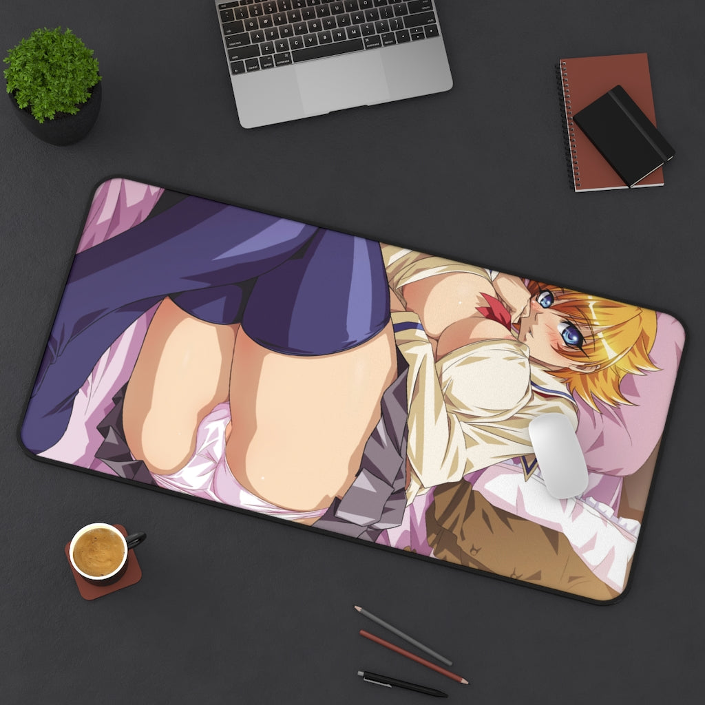 Taimanin Sexy Sakura Igawa Mahou Kaiju Desk Mat - Non Slip Mousepad