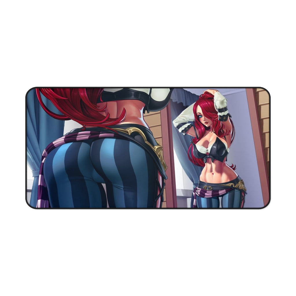 Miss Fortune Pirate Booty Desk Mat - Big Ecchi Gaming Mousepad - MTG Playmat