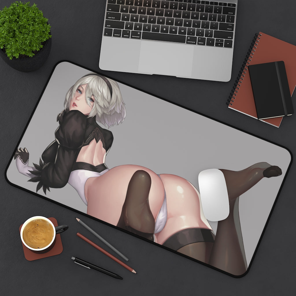 Perfect Butt 2B Nier Automata Desk Mat - Non Slip Mousepad