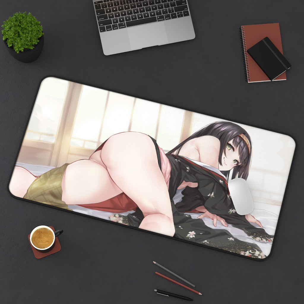 Renge Bishoujo Mangekyou Hot Ass Desk Mat - Non Slip Mousepad