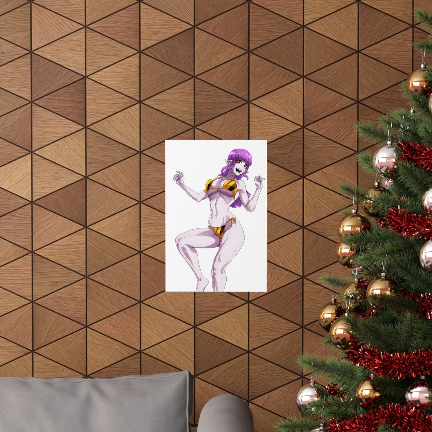 Solo Leveling Poster - Premium Matte Vertical Poster - Esil Radiru Bikini Waifu Ecchi Anime Wall Art Decor