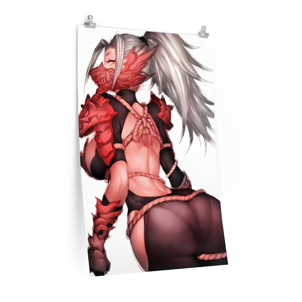 Odogaron Monster Hunter Poster - Lewd Premium Matte Vertical Poster - Adult Wall Art