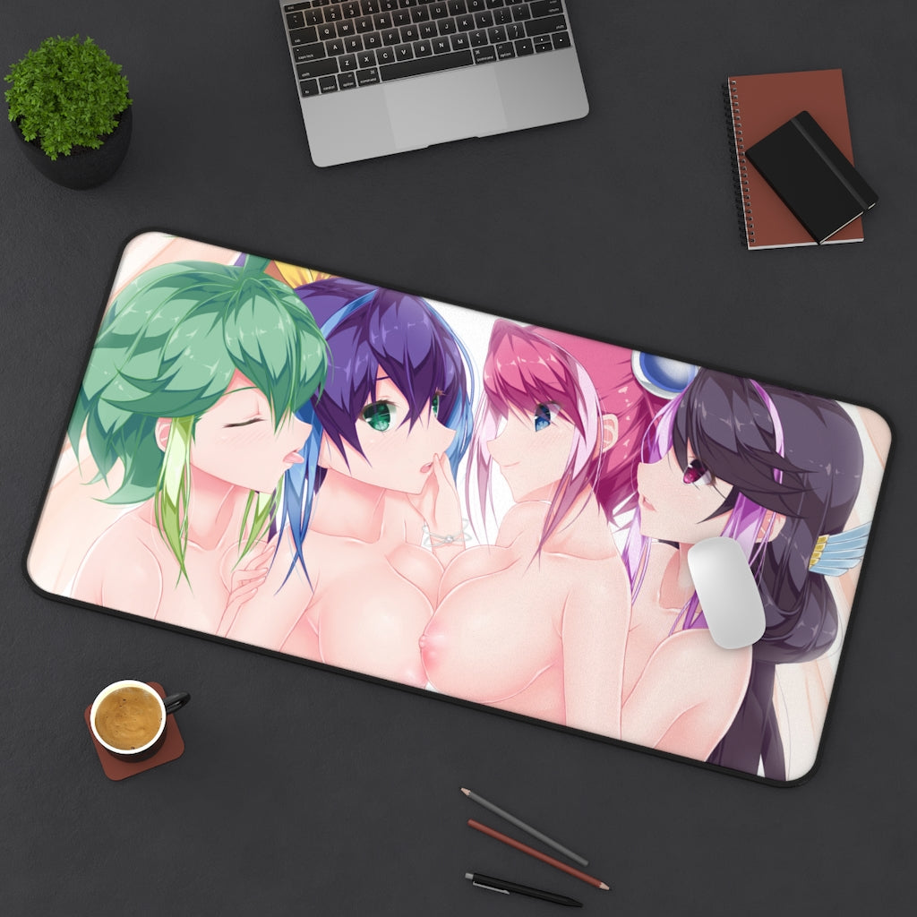 Nude Tits Sexy Bracelet Girls Waifus Yugioh Desk Mat - Lewd Mousepad - Sexy Anime Girls Playmat