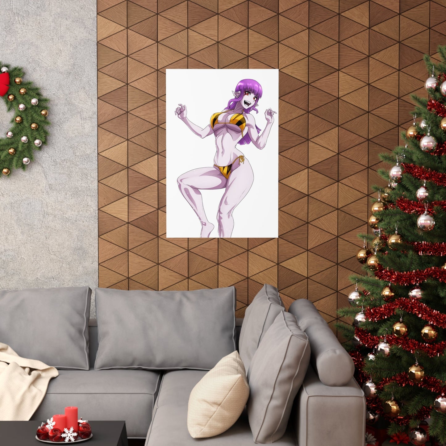 Solo Leveling Poster - Premium Matte Vertical Poster - Esil Radiru Bikini Waifu Ecchi Anime Wall Art Decor