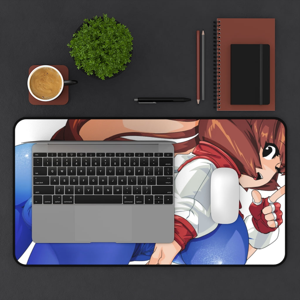 Big Butt Makihara Arina Waku Waku 7 Desk Mat - Non Slip Mousepad