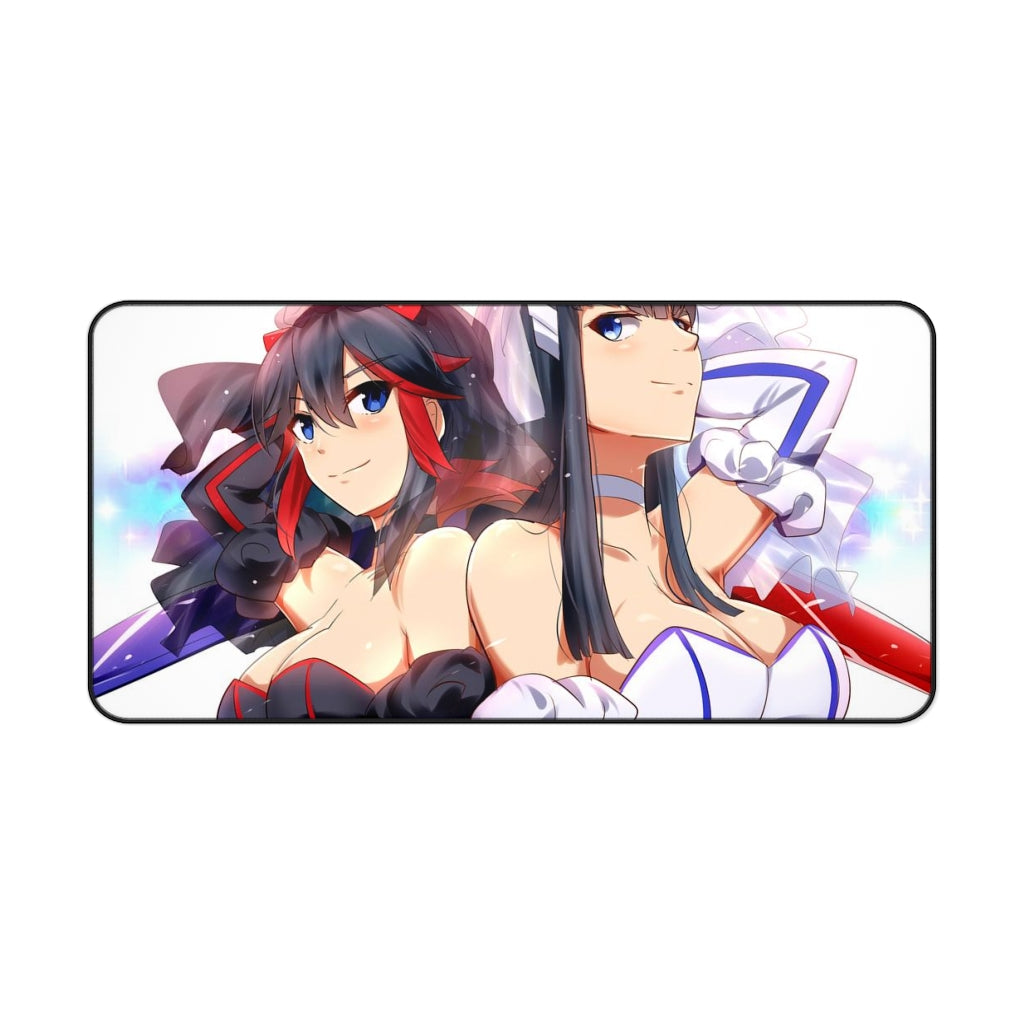 Kill La Kill Anime Mousepad - Ryuko Matoi and Satsuki Kiryuin Large Desk Mat - Ecchi Mouse Pad - Manga Playmat