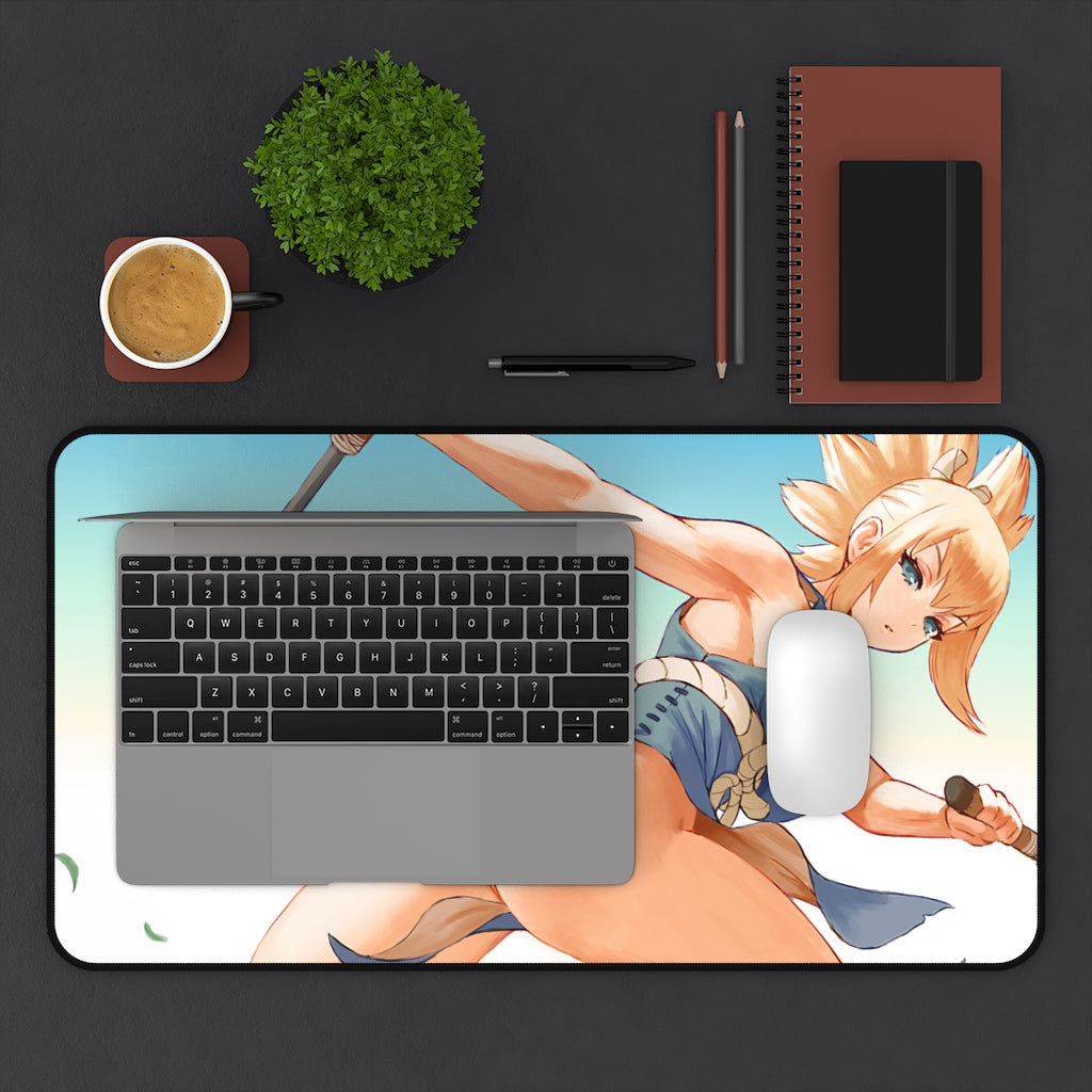 Sexy Kohaku Butt Dr Stone Gaming Desk Mat - Anime Mousepad - Sexy Girl Playmat