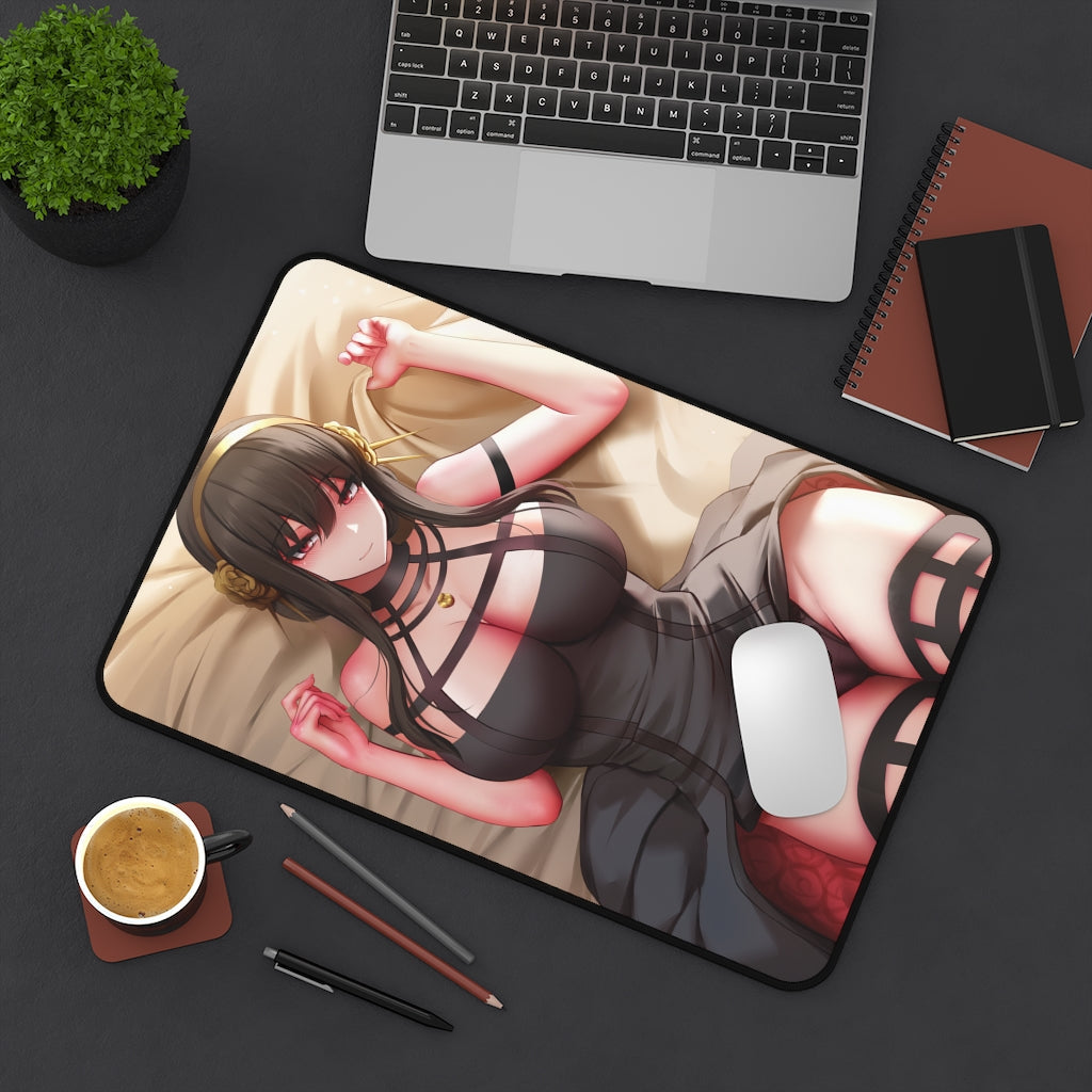 Spy x Family Yor Forger Waifu Desk Mat - Non Slip Mousepad - Sexy Girl Playmat