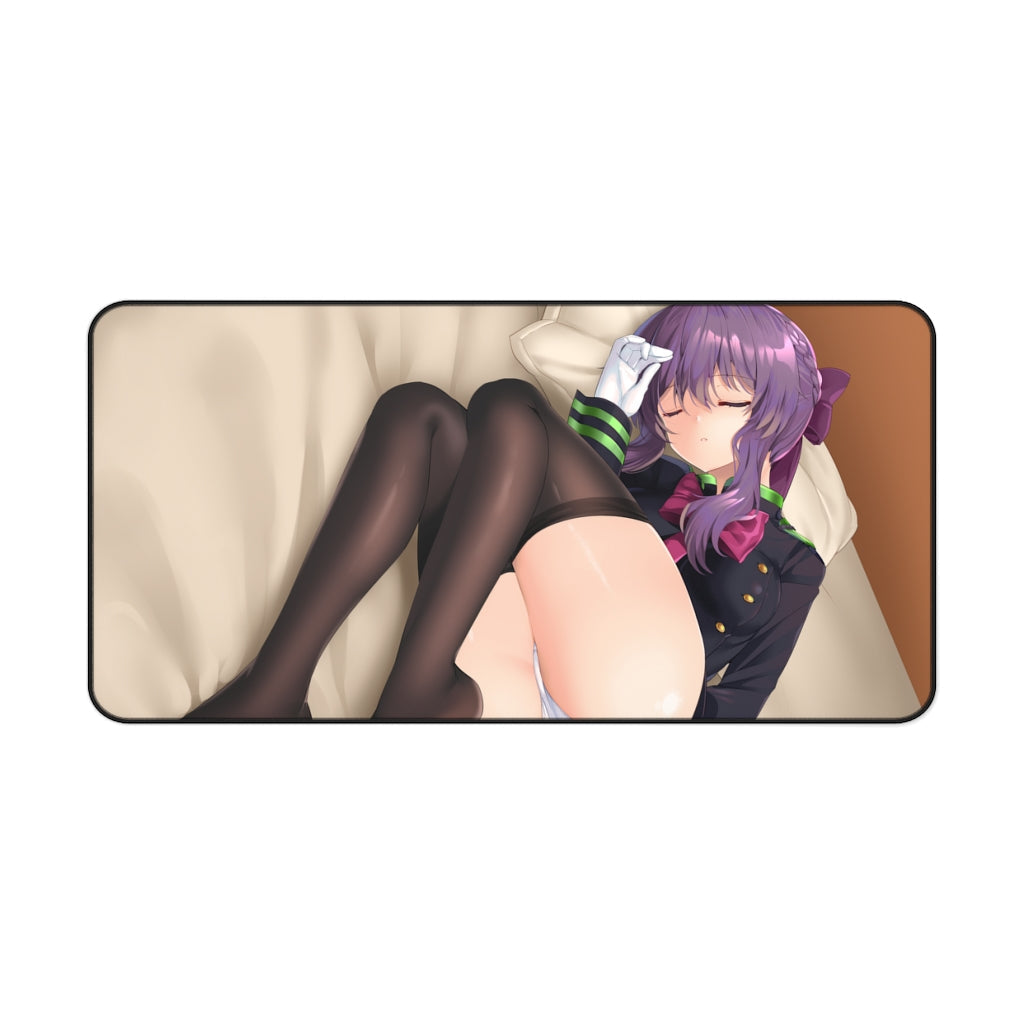 Seraph of The End Sexy Mousepad - Cute Butt Hiragi Shinoa Desk Mat - Ecchi Manga Playmat