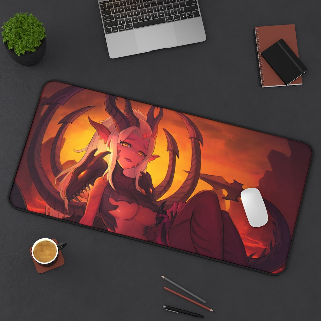 Warhammer 40k Sexy Ember the Khornette Gaming Desk Mat - Anime Mousepad - Sexy Girl Playmat