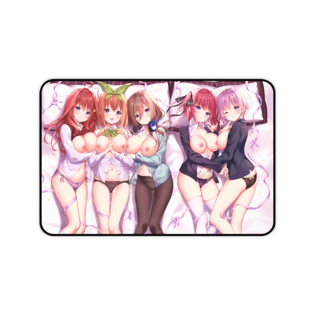 The Quintessential Quintuplets Anime Mousepad - Large Desk Mat - Ecchi Mouse Pad - MTG Playmat