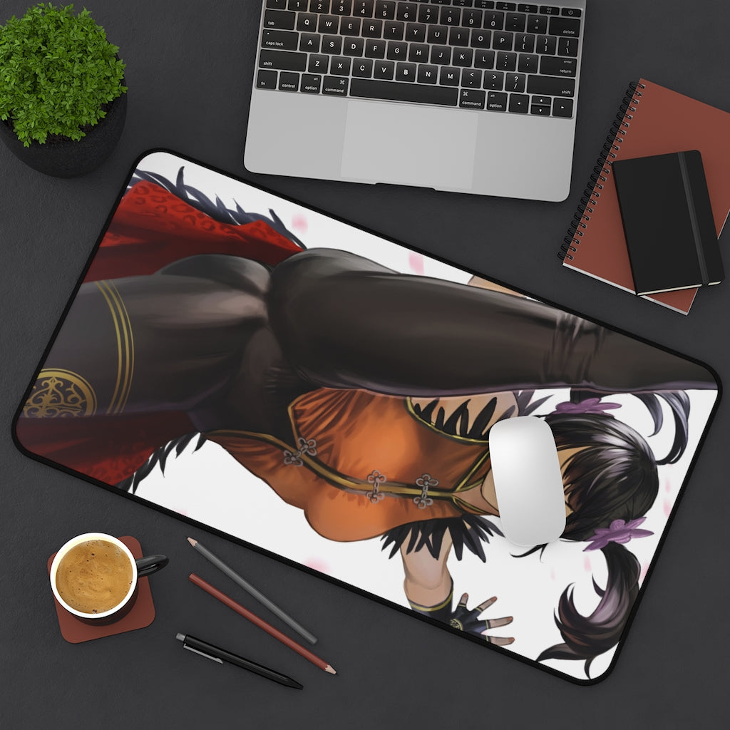 Tekken Sexy Ling Xiaoyu Desk Mat - Non Slip Mousepad