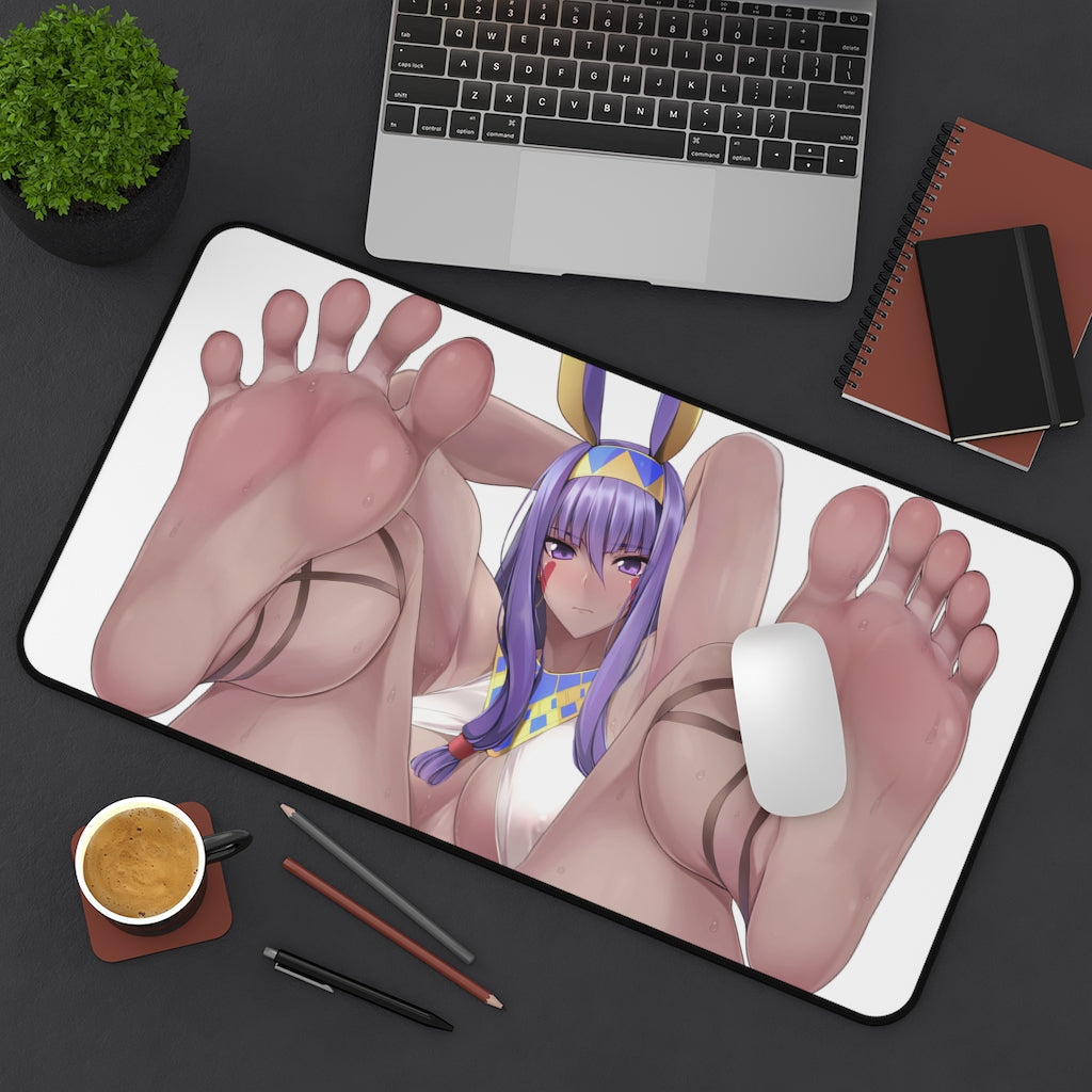 Fate Grand Order Sexy Mousepad - Feet Fetish Nitocris Anime Desk Mat - Ecchi Playmat