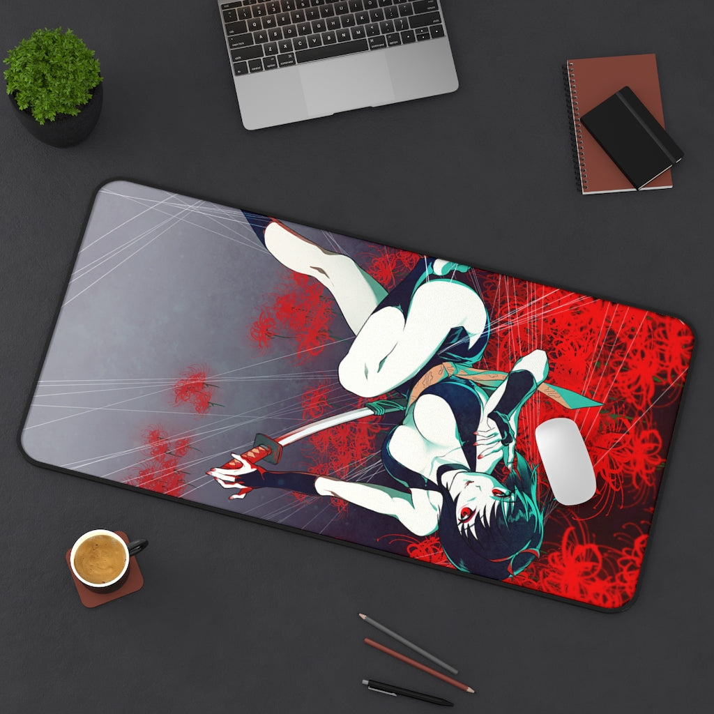 Inuyasha Sexy Hair Demon Sakasagami no Yura Gaming Desk Mat - Anime Mousepad - Sexy Girl Playmat