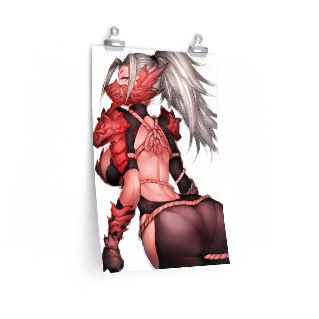 Odogaron Monster Hunter Poster - Lewd Premium Matte Vertical Poster - Adult Wall Art