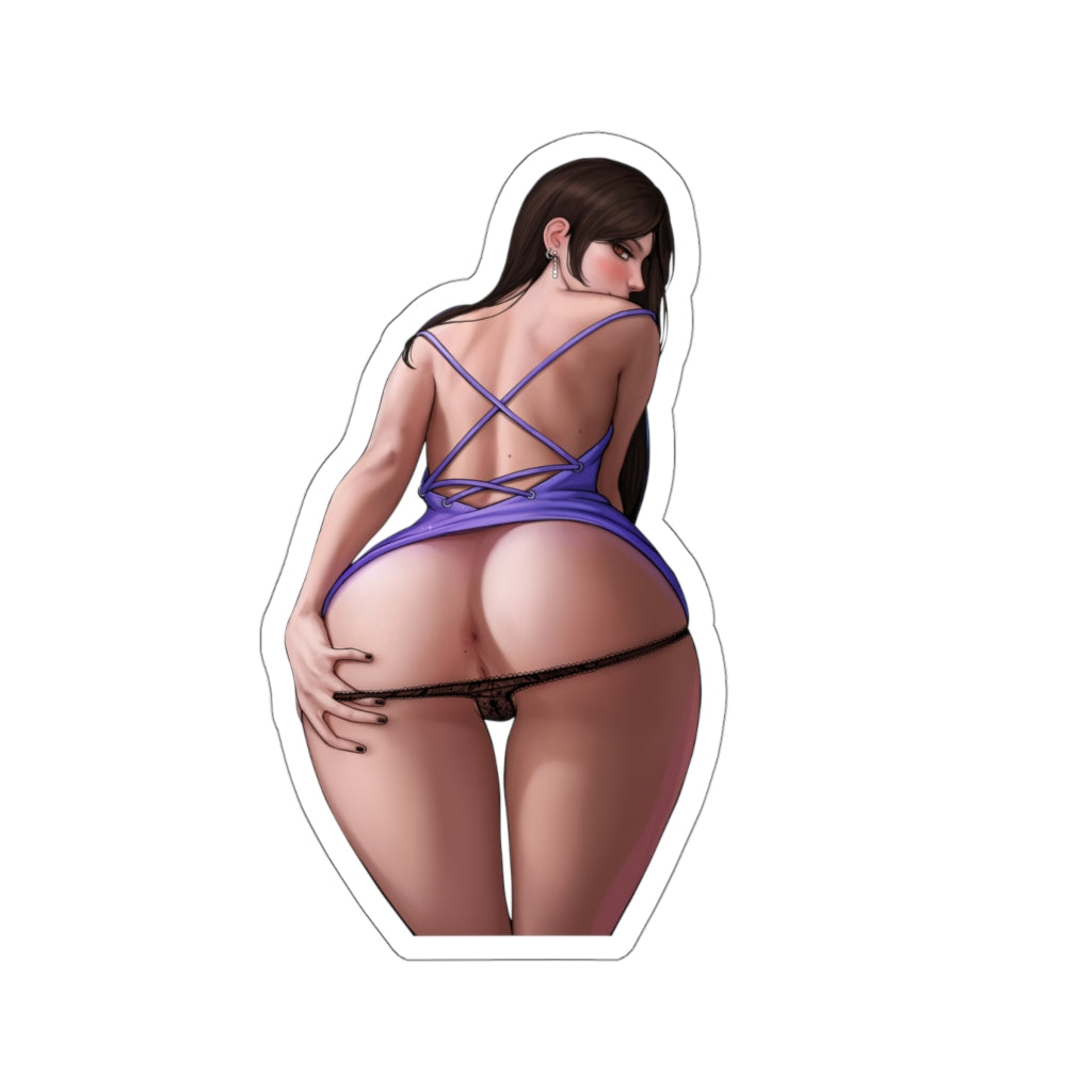 Tifa Lockhart Final Fantasy 7 Hentai Butt Waterproof Sticker - Ecchi Vinyl Decal