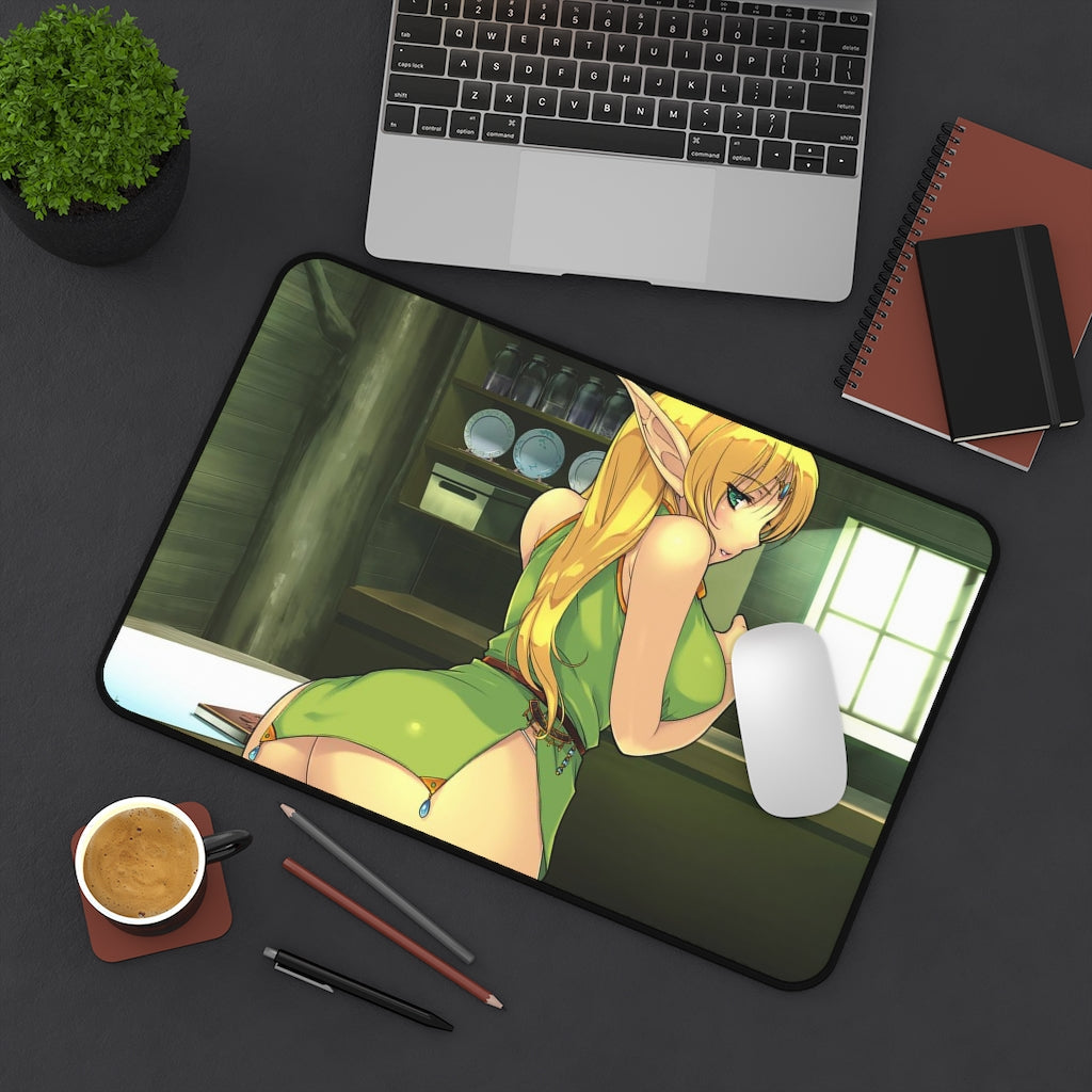 Record Of Lodoss War Sexy Mousepad - Deedlit Desk Mat - Ecchi Playmat