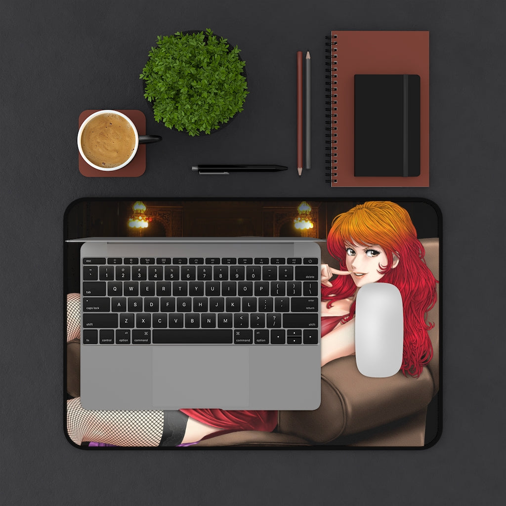 Sexy Fujiko Mine Lupin III Desk Mat - Anime Mousepad - Non Slip Playmat