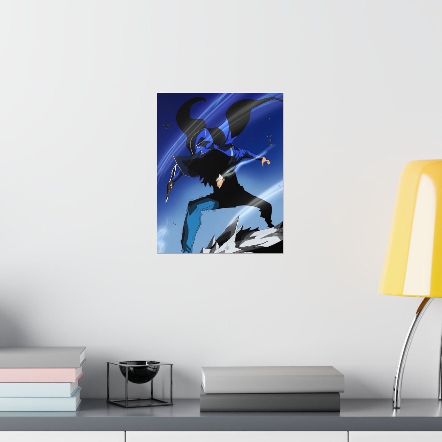 Solo Leveling Poster - Premium Matte Vertical Poster - Manhwa False Ranker Anime Wall Art Decor