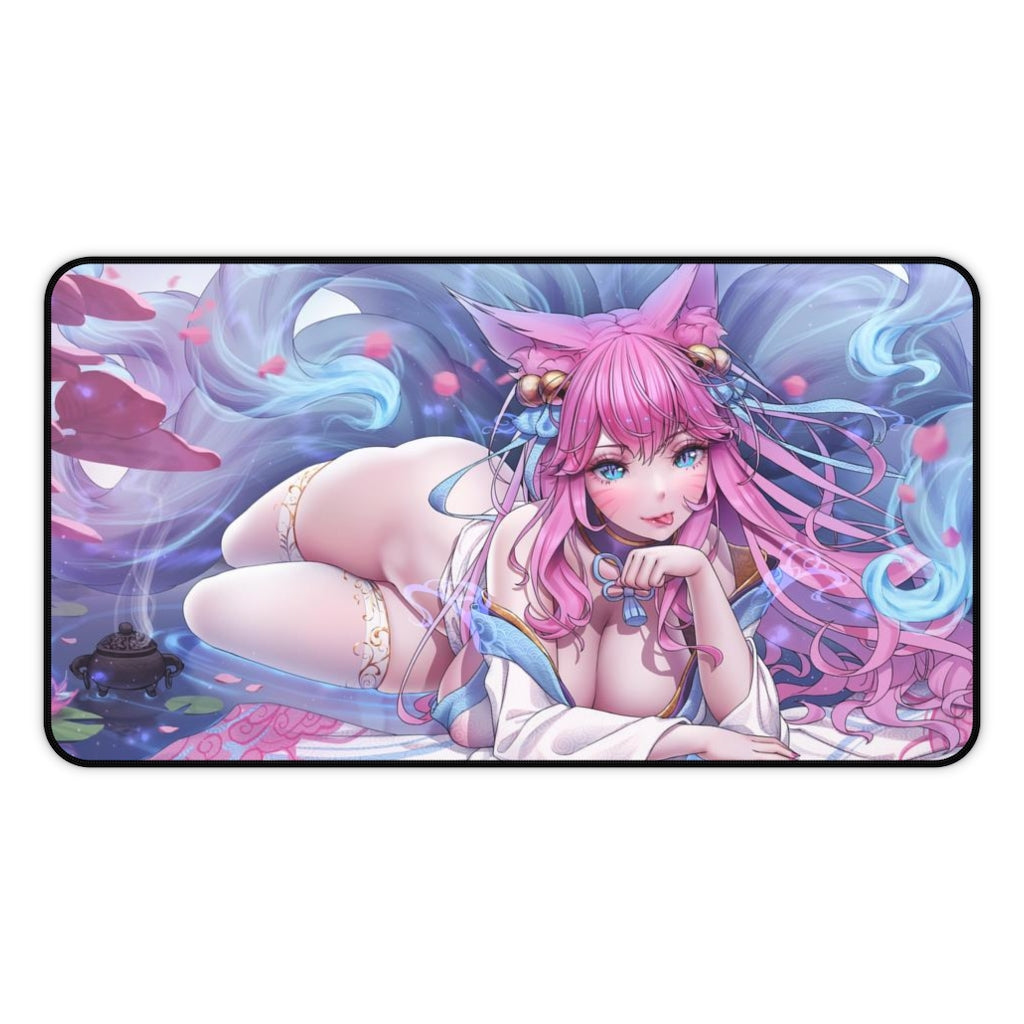 Sexy Ahri Mousepad Doujin - LoL Desk Mat - Big Gaming Mouse Pad - MTG Playmat