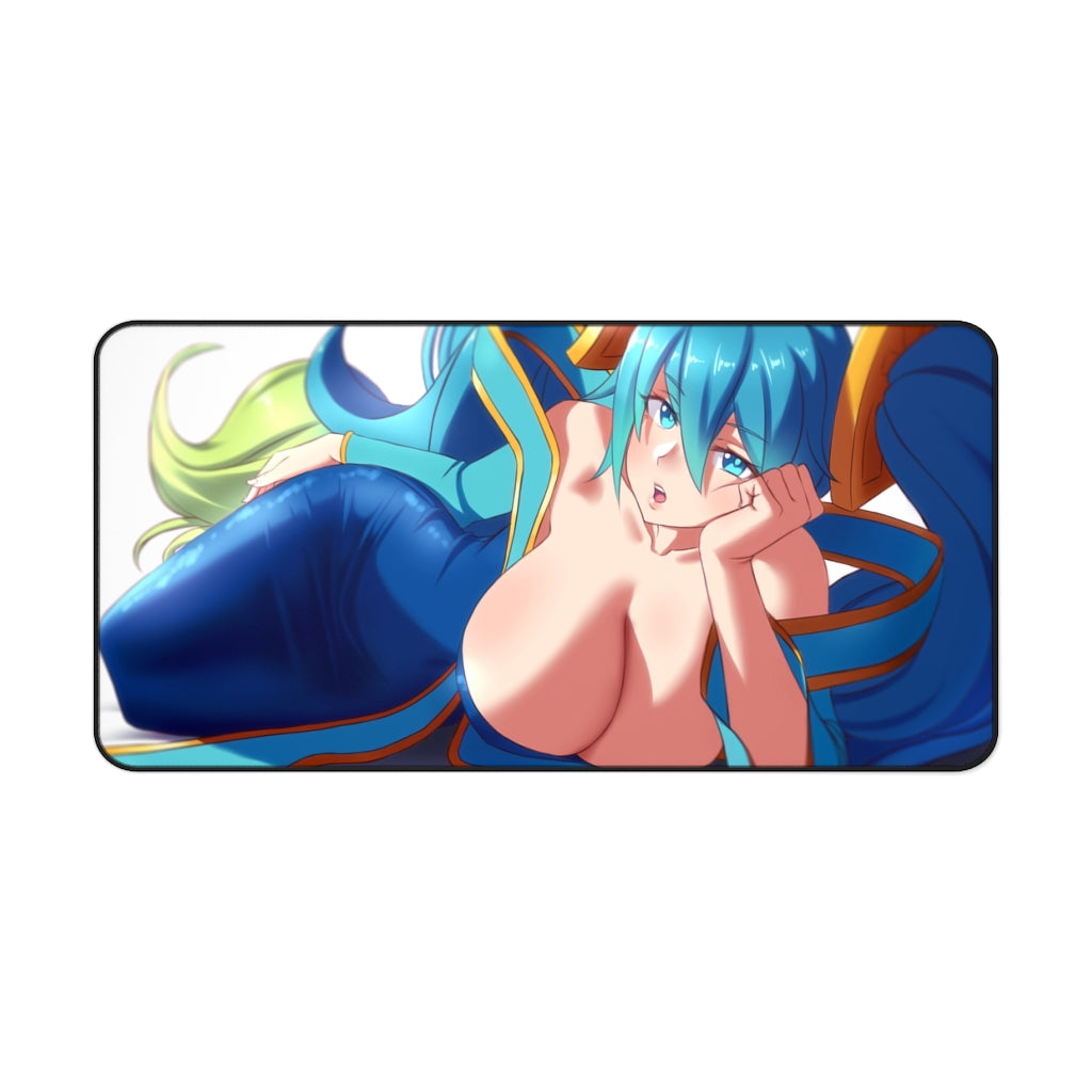 Sona Buvelle Mousepad - League of Legends Large Desk Mat - Ecchi Mouse Pad - LoL Playmat