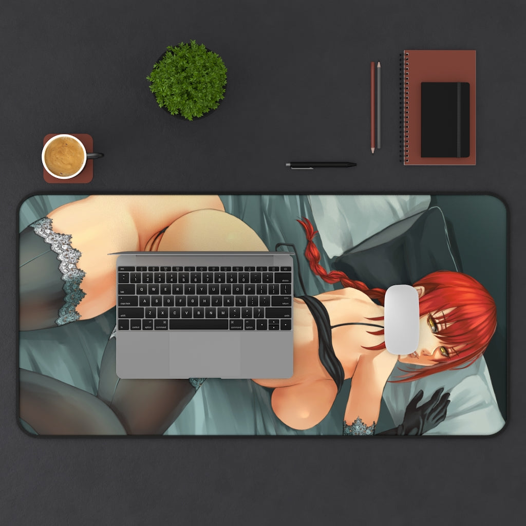 Sexy Butt Makima Chainsaw Man Desk Mat - Lewd Mousepad - Sexy Anime Girl Playmat