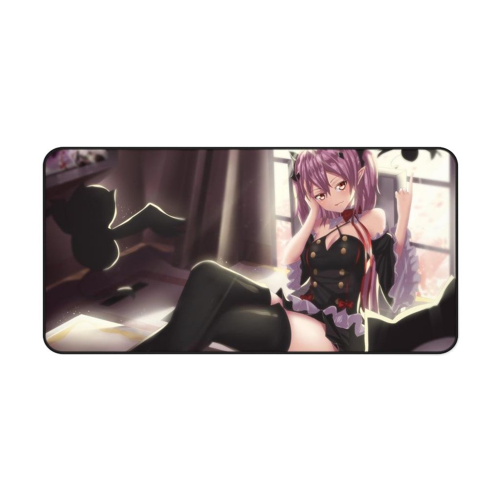 Seraph of The End Sexy Mousepad - Krul Tepes Anime Desk Mat - Ecchi Manga Playmat