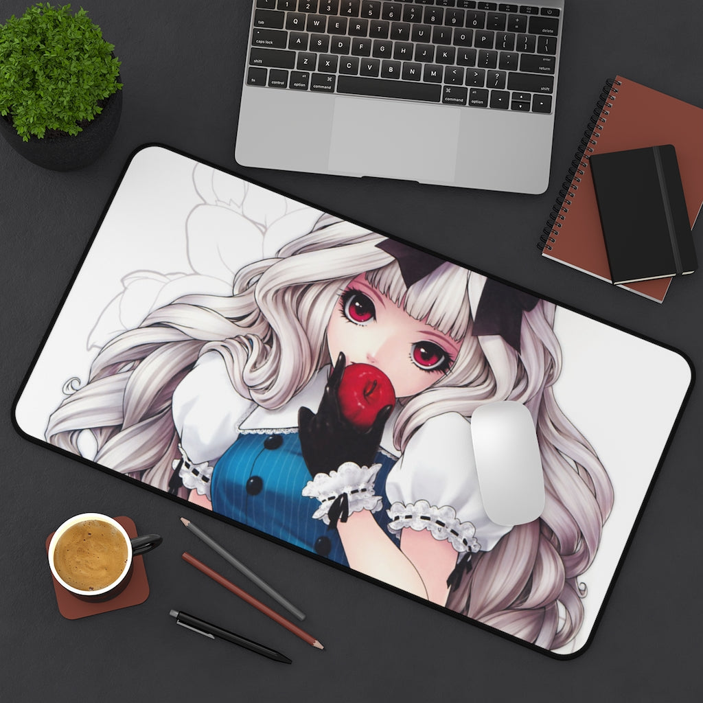 Kawai Anime Girls Mouse Pads - Cute Red Eyes - The Mouse Pads Ninja Home Decor