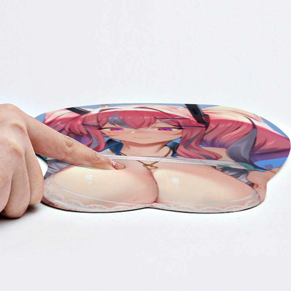 3D Silicone Mousepad | Oppai Mouse Pad | Silicone chest  mousepad