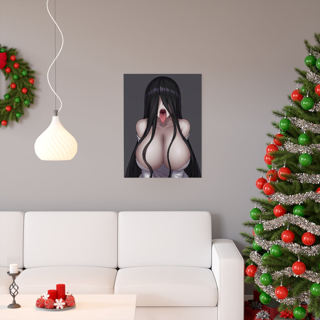 BJ Sadako Big Tits The Ring Hentai Poster - Lewd Premium Matte Vertical Poster - Adult Wall Art