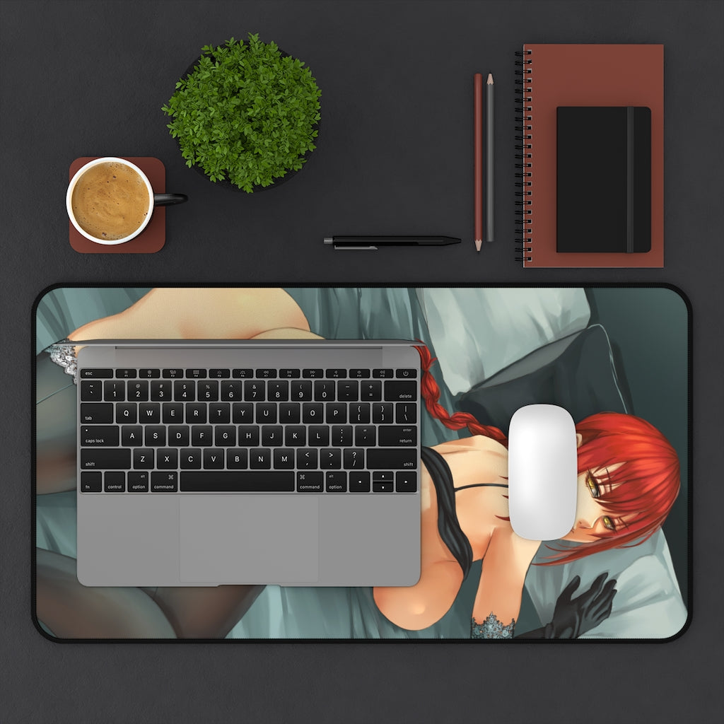 Sexy Butt Makima Chainsaw Man Desk Mat - Lewd Mousepad - Sexy Anime Girl Playmat