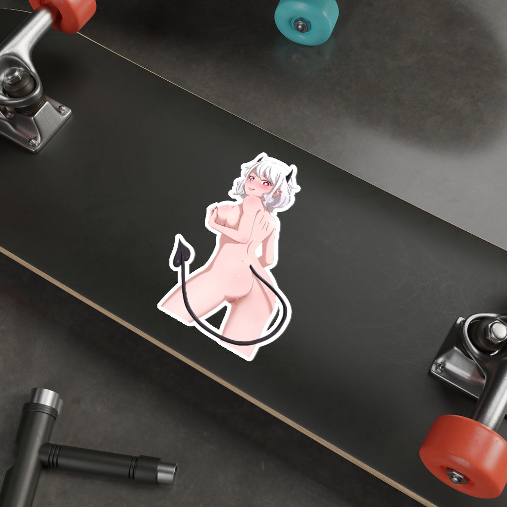 Nude Modeus Helltaker Hentai Waterproof Sticker - Ecchi Vinyl Decal