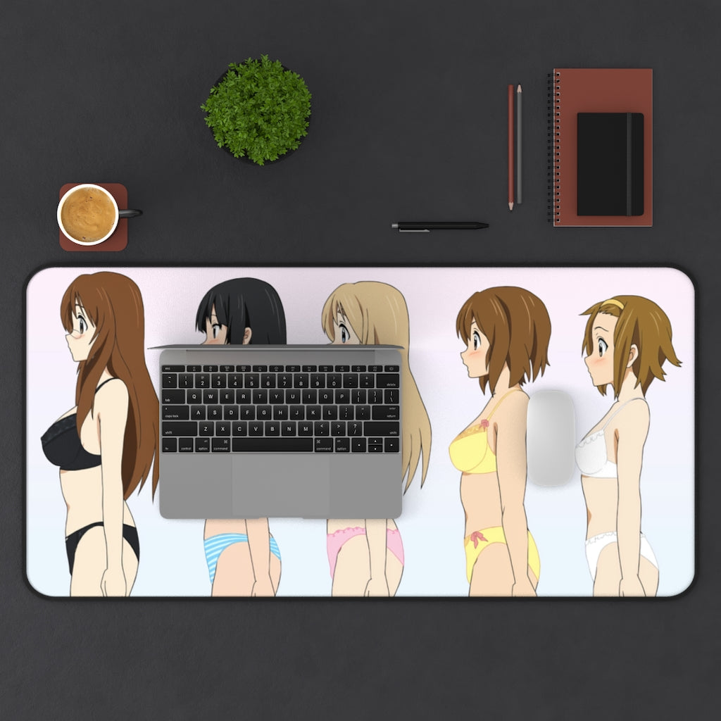 K-ON Boobs Size Bust Chart Mousepad - Non Slip Desk Mat