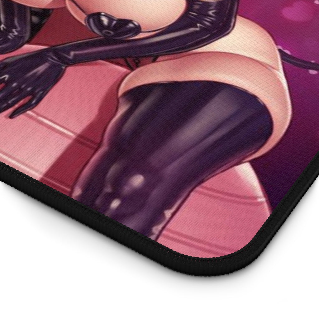 Succubus Anime Mousepad - Demi-Chan Wa Kataritai Large Desk Mat - Ecchi Mouse Pad