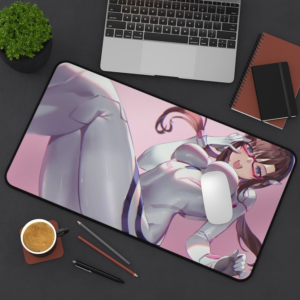 Evangelion Bodysuit Makinami Desk Mat - Non Slip Mousepad