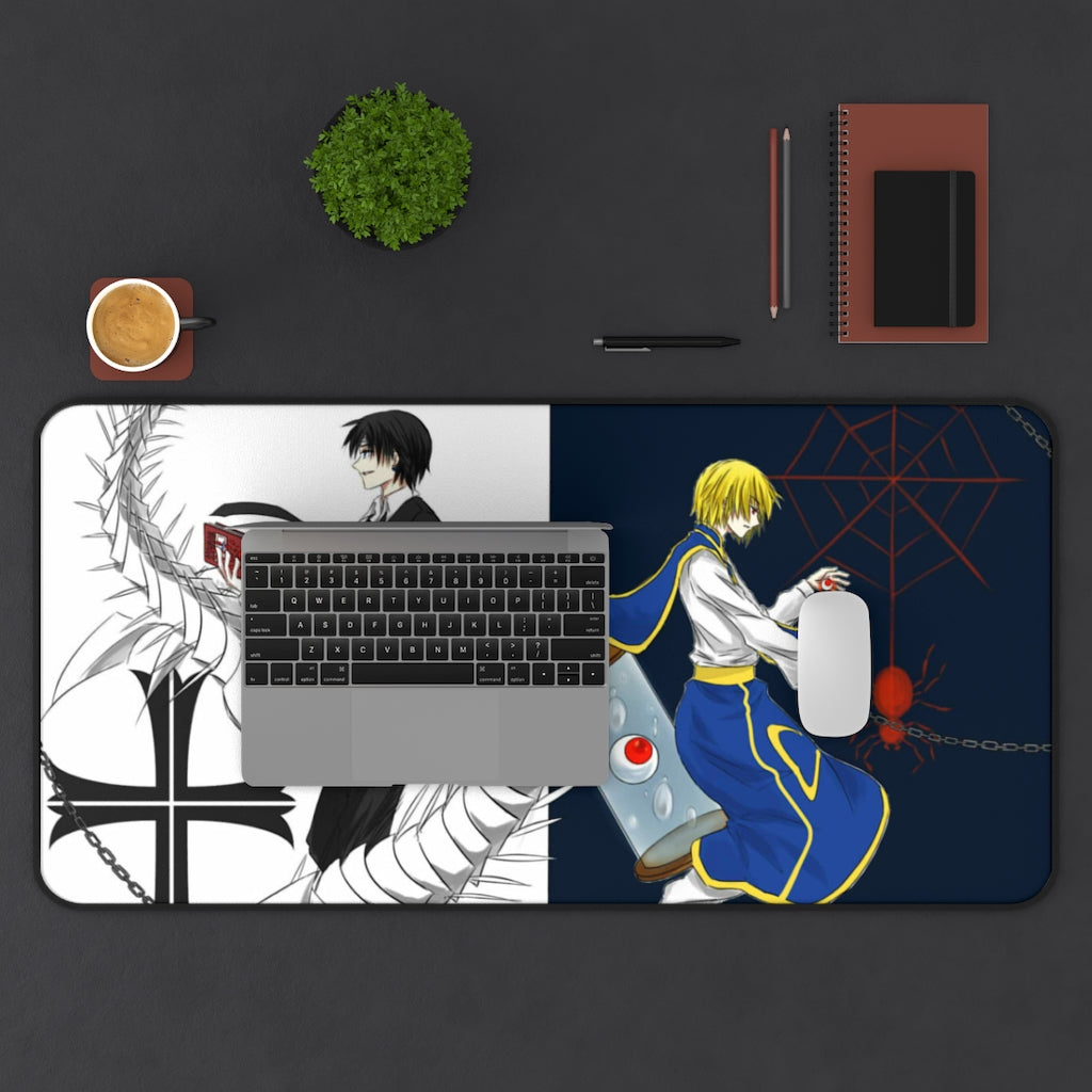 Hunter X Hunter anime Mouse Pad /Desk Mat - kurapika vs chrollo - The Mouse Pads Ninja Home Decor