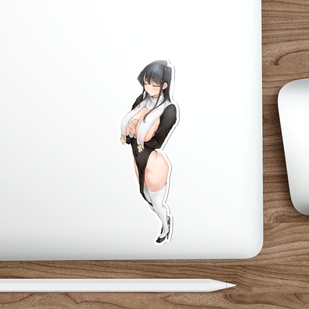 Komi Shouko Sexy Nun Waterproof Sticker - Ecchi Vinyl Decal