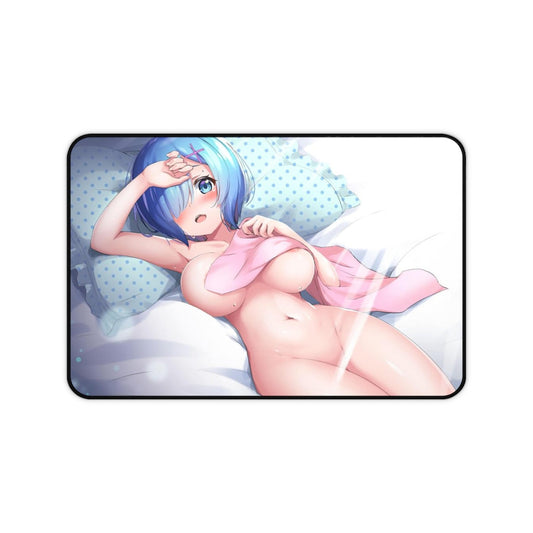 Re Zero Sexy Mousepad - Nude Rem Desk Mat - Ecchi Isekai Anime Playmat